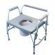 DISCONTINUED EZee Life, Wide Seat Drop-arm Commode (400lbs)