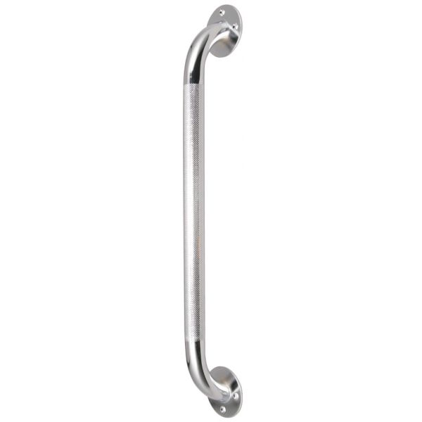 Drive, Chrome Knurled Grab Bar, 12112-3 Medics Mobility