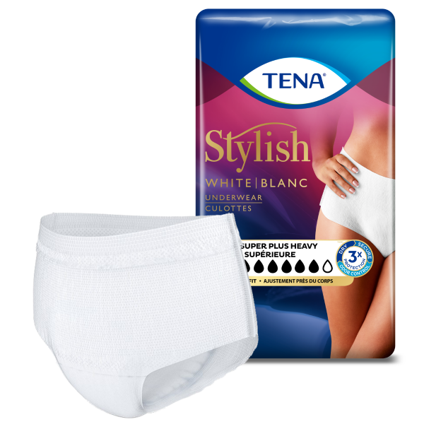 TENA, Stylish Incontinence Underwear for Women, Super Plus Absorbency  Medics Mobility