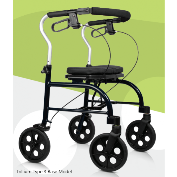Evolution, Trillium Series Type 3 Rollator Medics Mobility