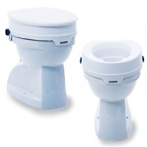 MCombo Electric Toilet Seat Lift with Padded Handles, Power Elevated T