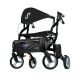 Drive, Airgo Fusion F23 Side-Folding Rollator & Transport Chair, 700-932