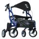 Drive, Airgo Fusion F20 Side-Folding Rollator & Transport Chair, 700-935