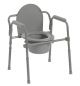 Drive, Folding Steel Commode with Deep Seat, 11148N