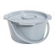 Drive, 7.5qt Commode Bucket with Handle and Cover, 11106