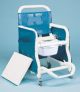 Duralife, Premium Commode Shower Chair With Privacy Skirt