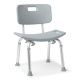 Medline, Aluminum Bath Bench with Back, G2-101KRX1