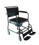DISCONTINUED MOBB, Mobile Steel Commode with Wheels, MHSCMW