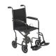 Drive, Lightweight Steel Transport Wheelchair Fixed Full Arms,  TR37E-SV & TR39E-SV